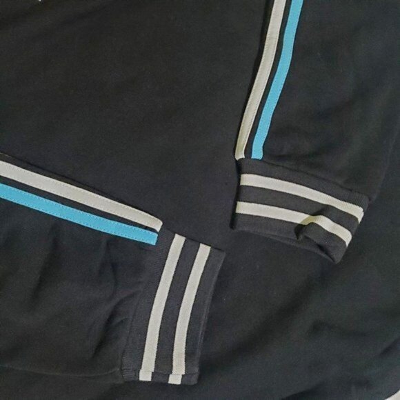 The Powerpuff Girls womens rainbow sweatshirt crewneck Long Sleeve Black Sz LG - Picture 14 of 15